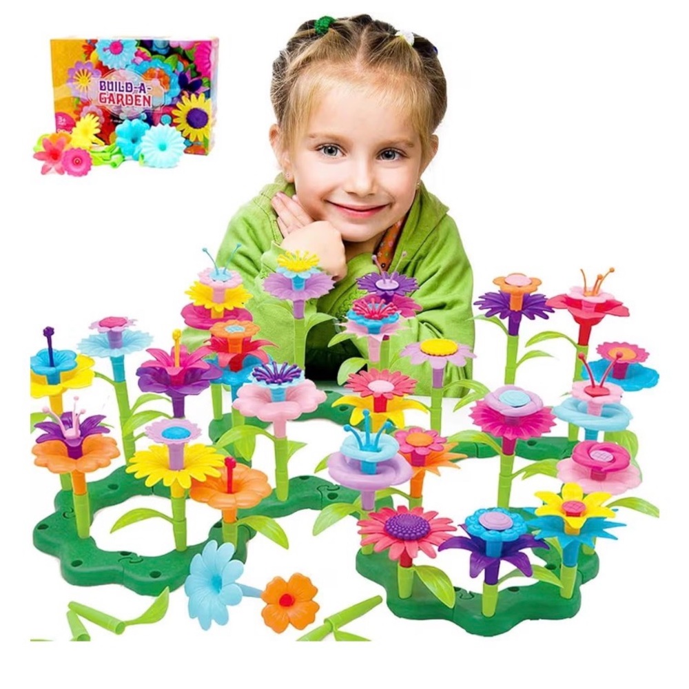 Colorful Flower Building Toy Set - Picture 3 of 3